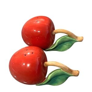 Mary Engelbreit Sakura Cherry Salt & Pepper Ceramic Shakers